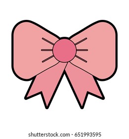 pink bow cartoon