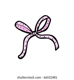pink bow cartoon