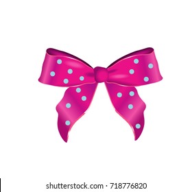 pink bow cartoon