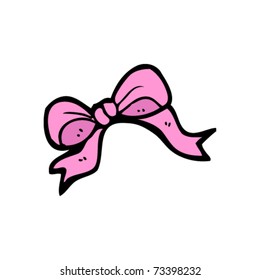 Pink Bow Cartoon