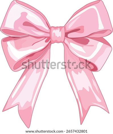 Pink Bow Design Vector  illustration