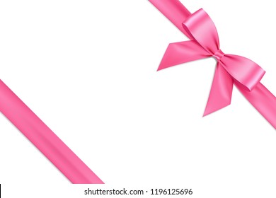 pink corner ribbon png