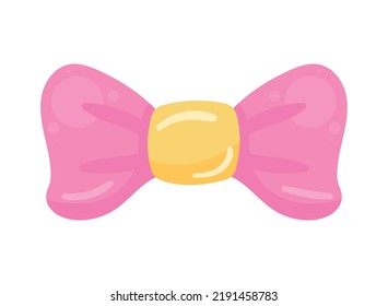 Pink Bowtie Decorative Accessory Icon