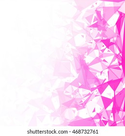 Pink Break Mosaic Background, Creative Design Templates