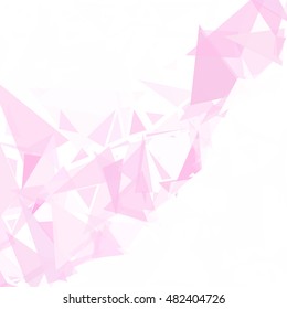 Pink Break Mosaic Background, Creative Design Templates