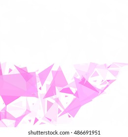 Pink Break Mosaic Background, Creative Design Templates