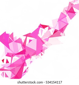 Pink Break Mosaic Background, Creative Design Templates