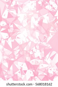 Pink Break Mosaic Background, Creative Design Templates