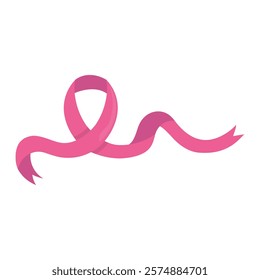 Pink Breast Cancer Awareness Ribbon Vector - 07