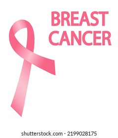 Pink breast cancer company ribbon.