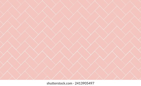 Pink brick tile wall or floor background