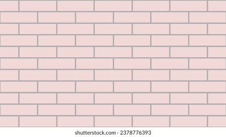 Pink brick wall as background