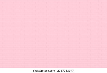 Pink brick wall background. Abstract geometric pattern