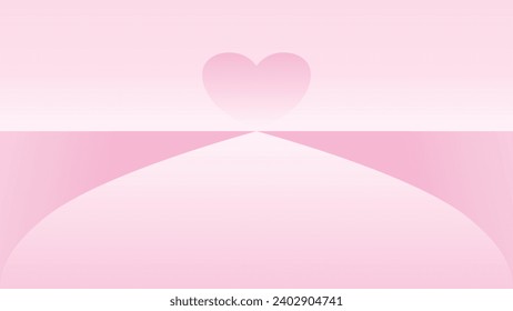 The pink bridge of love is used in the event of love.