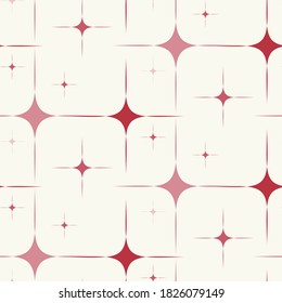 rhombus rosa patrón vectorial sin fisuras, impresión de vacaciones