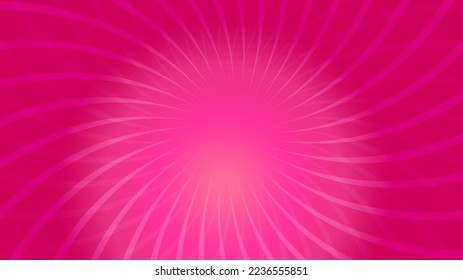 Pink bright gradient striped background in abstract style in widescreen resolution 16 x 9 vector