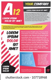 Pink Brochure design