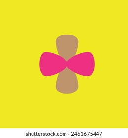 pink and brown clover in front of the background