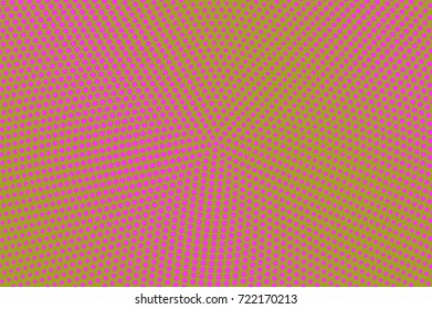 Pink and brown dotted halftone vector background. Autumn color palette halftone banner template. Vintage dotted pattern. Centered dotted gradient. Pop art surface design. Abstract halftone texture