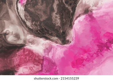 Gradiente de color de agua rosa y marrón textura de fondo de mármol abstracto ilustración vectorial