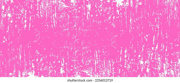 Pink brush background. Pink ink splash on backdrop. Brush stroke background for wallpaper, paint splatter template, dirt banner, watercolor design, dirty texture. Trendy brush background, vector