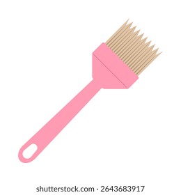 uma ilustração de estilo plano pincel rosa