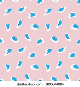 Pink Brush Stroke Camouflage abstract seamless pattern background suitable for fashion textiles, graphics