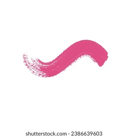 Pink Brush Stroke Design Element
