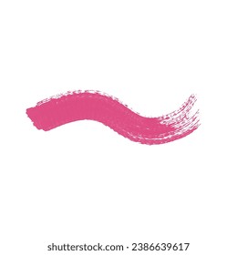 Pink Brush Stroke Design Element