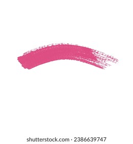 Pink Brush Stroke Design Element