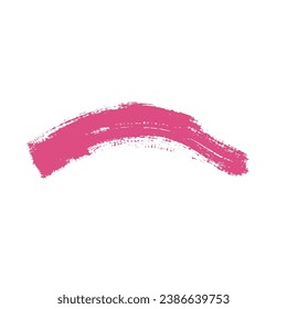 Pink Brush Stroke Design Element