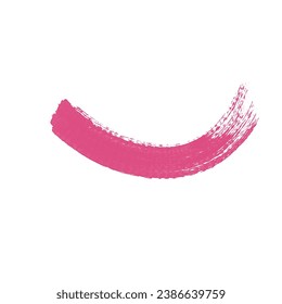 Pink Brush Stroke Design Element