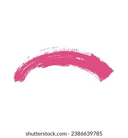 Pink Brush Stroke Design Element