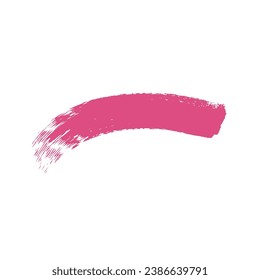 Elemento de diseño de salto de pincel rosa