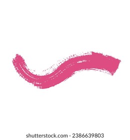 Elemento de diseño de salto de pincel rosa