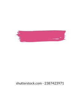 Pink Brush Stroke Design Element