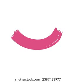 Elemento de diseño de salto de pincel rosa