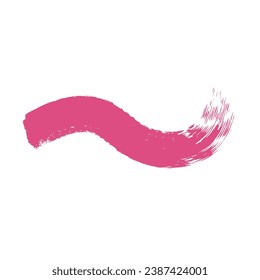 Elemento de diseño de salto de pincel rosa