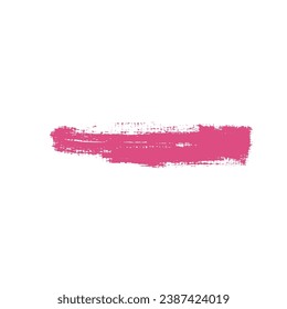 Pink Brush Stroke Design Element