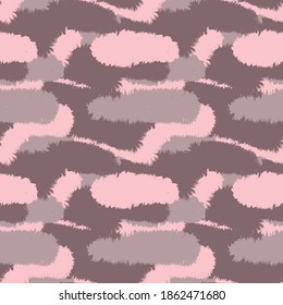 Pink Brush stroke fur pattern design for fashion prints, homeware, graphics, backgrounds