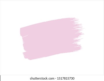 pink brush stroke paint background vector design