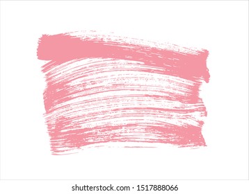 pink brush stroke paint background vector design