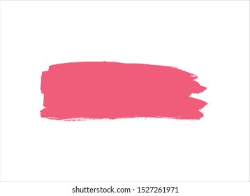 pink brush stroke paint background vector design