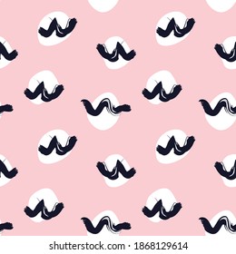 Pink Brush strokes pattern background suitable for fashion prints, graphics, backgrounds