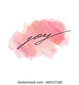 pink brush. words.