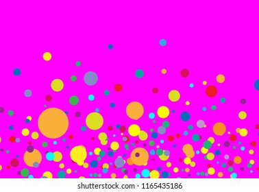 Pink bubble design vector illustration