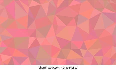 Pink/ Bubblegum modern gradient triangle background texture made out of triangles of  different sizes in vector art, to be used as background/texture for sites/posters (Low Poly texture)