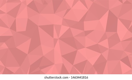 Pink/ Bubblegum modern gradient triangle background texture made out of triangles of  different sizes in vector art, to be used as background/texture for sites/posters (Low Poly texture)