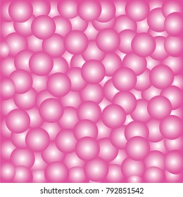 pink bubbles background