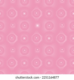 PINK BUBBLES SEAMLESS VECTOR PATTERN